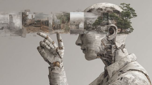 Can AI's remote view like a human?